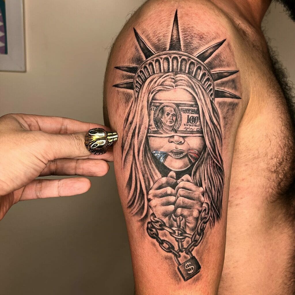 Blinded by Money Tattoo