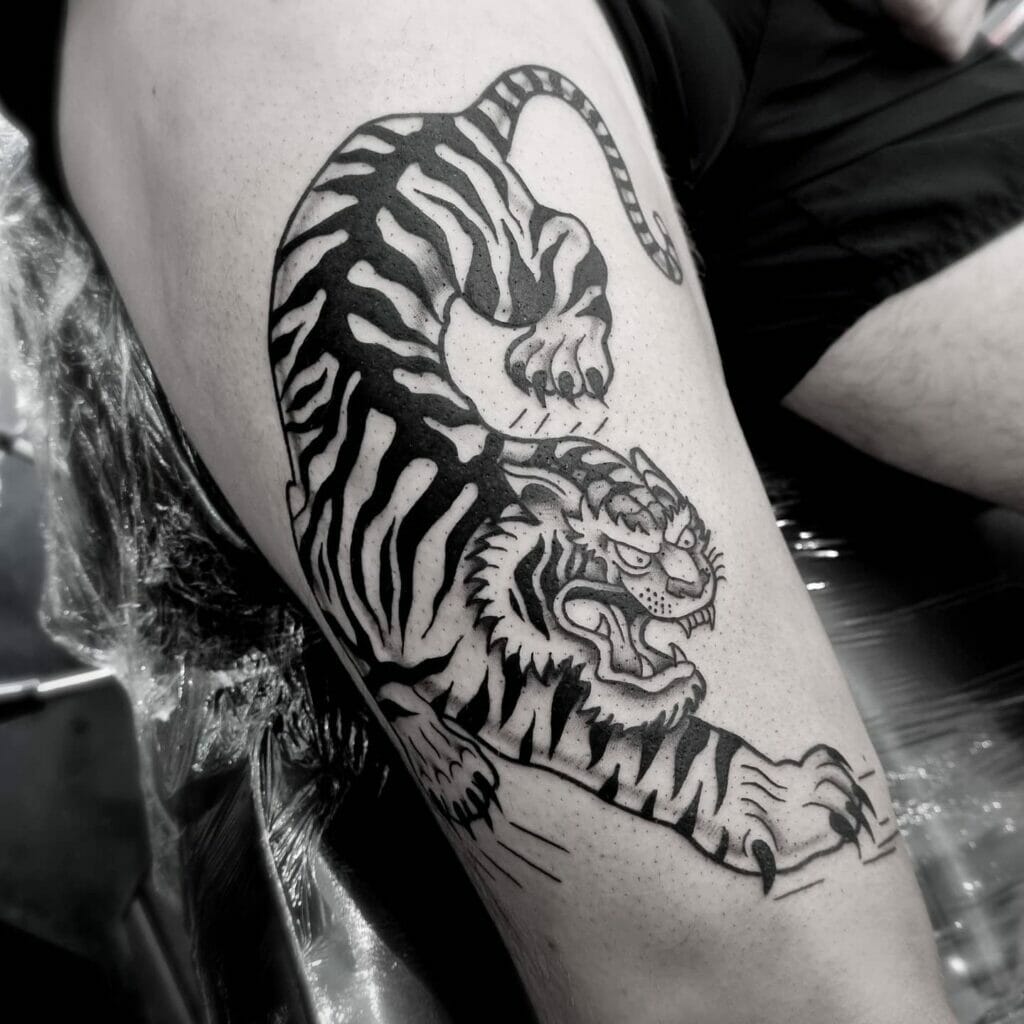 Chinese Tiger Symbol Tattoo
