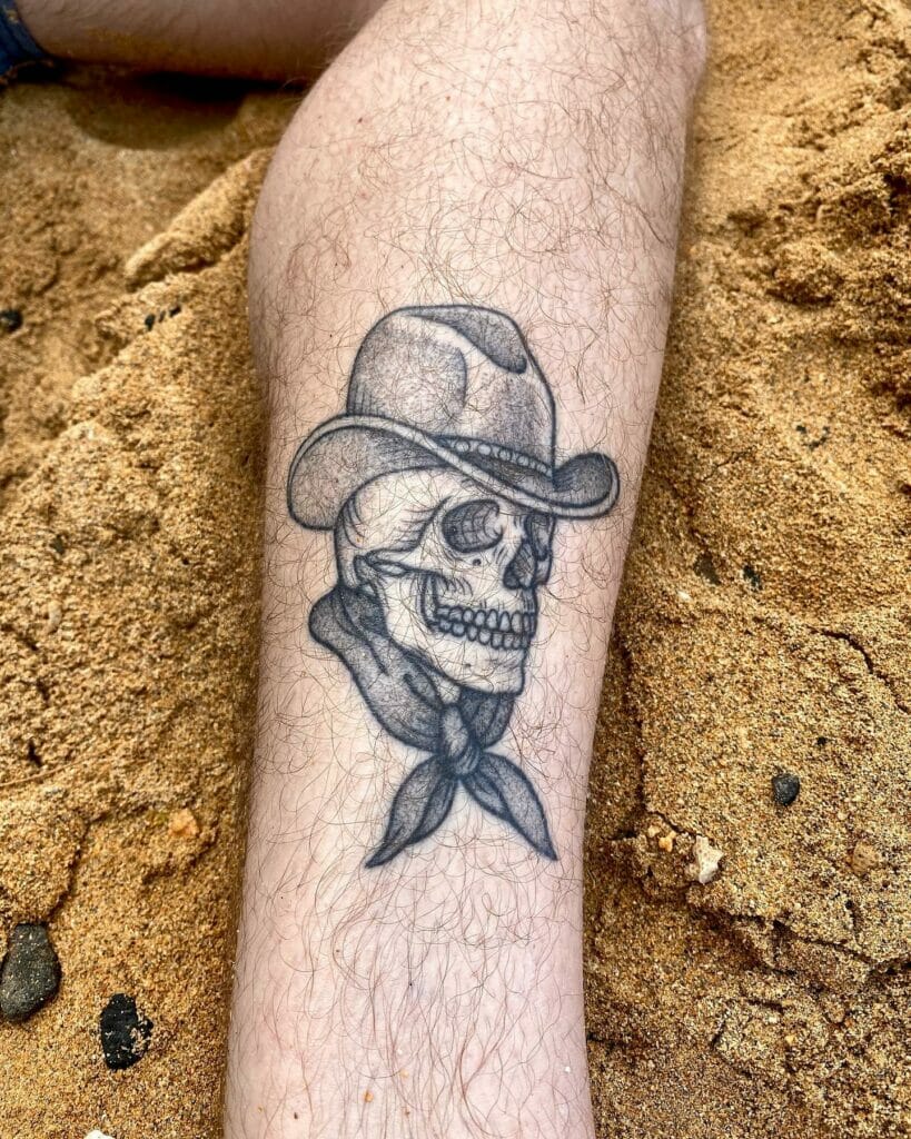 Cowboy Skull Tattoo Ideas