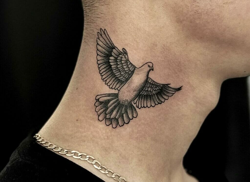101 Best Dove Neck Tattoo Ideas That Will Blow Your Mind! - Outsons