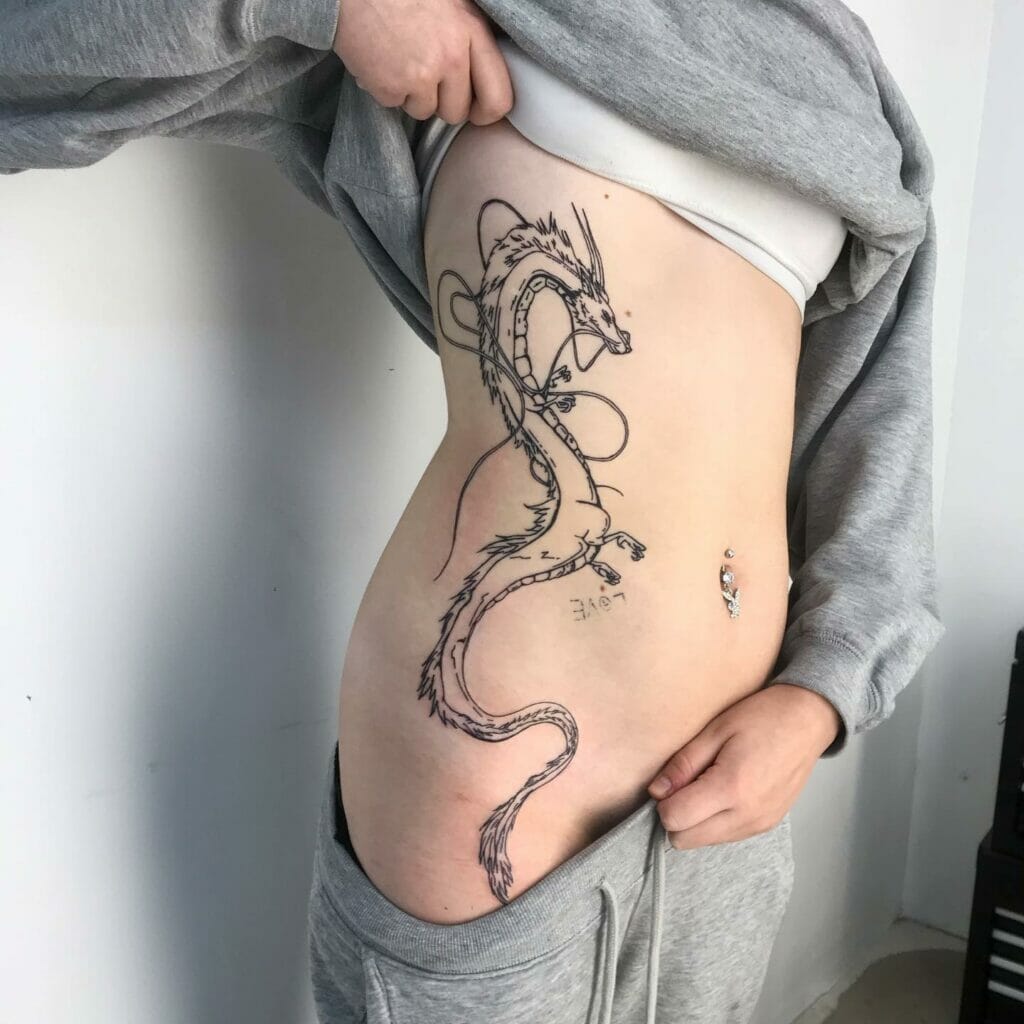 Dragon Side Tattoo