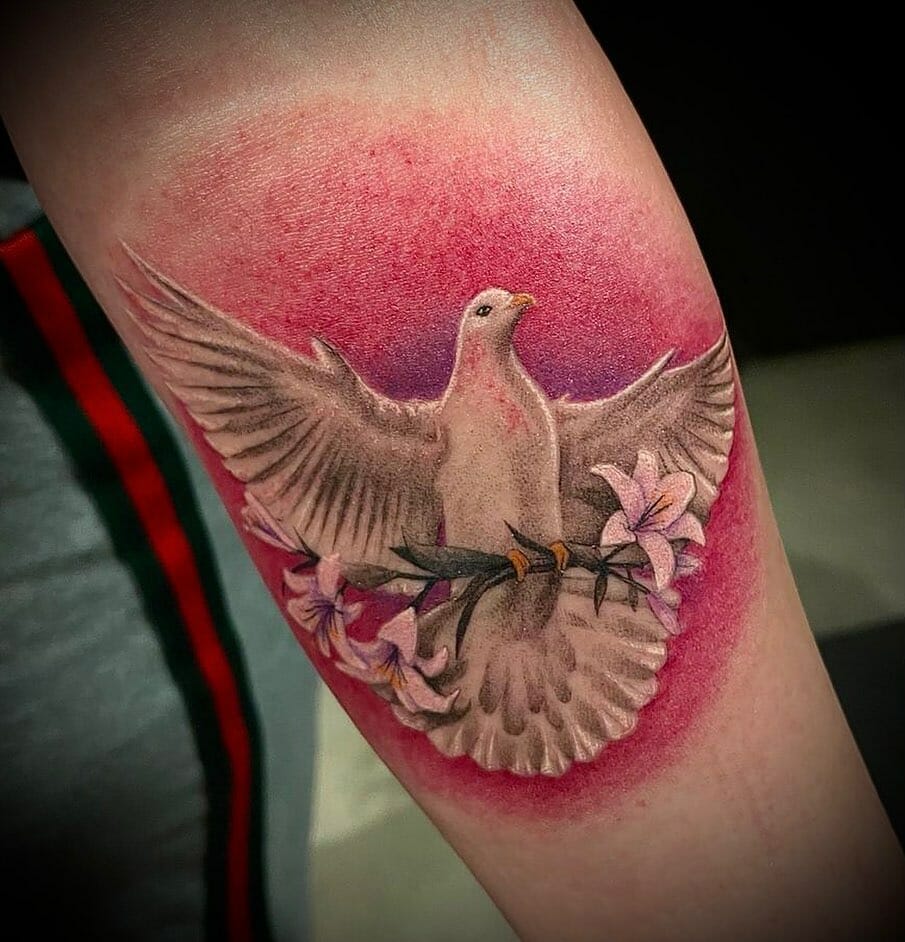 Elegant Pigeon Tattoos