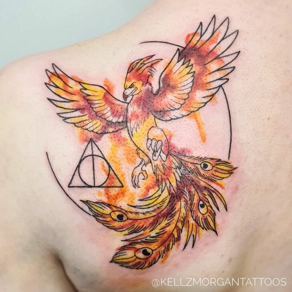 Phoenix Tattoo Ideas Colorful