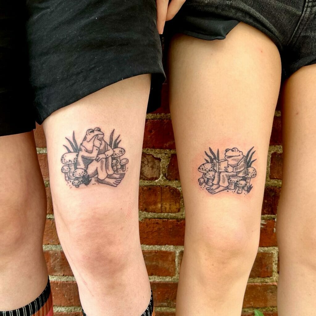 Frog And Toad Tattoo Matching Friends Tattoo