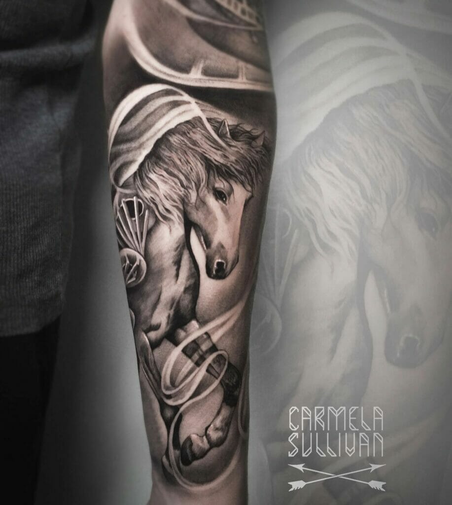 Horse Sleeve Tattoo
