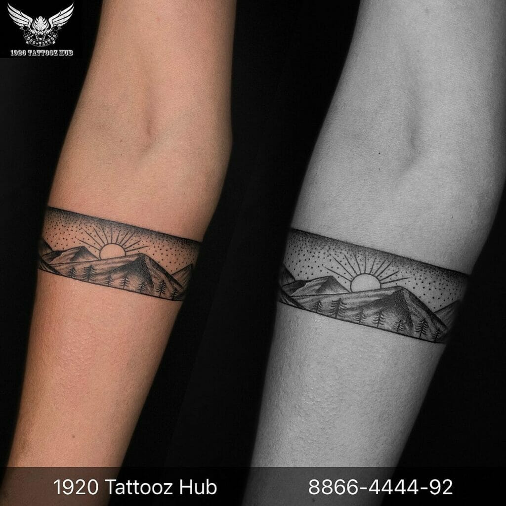 Mountain Armband Tattoos