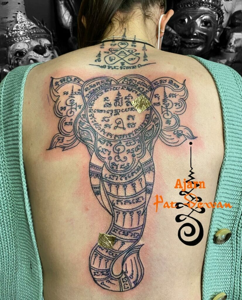 Muay Thai Style Hindu God Ganesh Tattoo