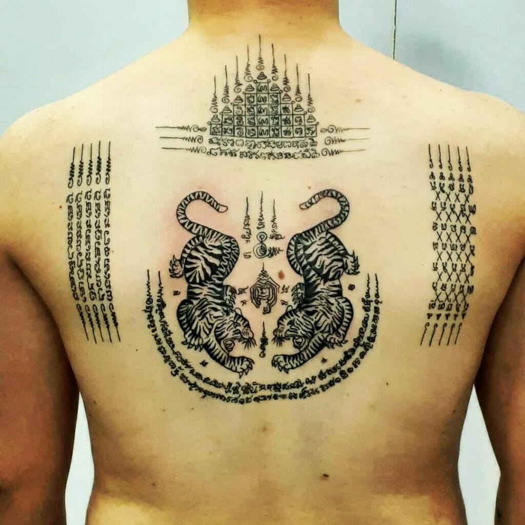 Muay Thai Tiger Tattoo