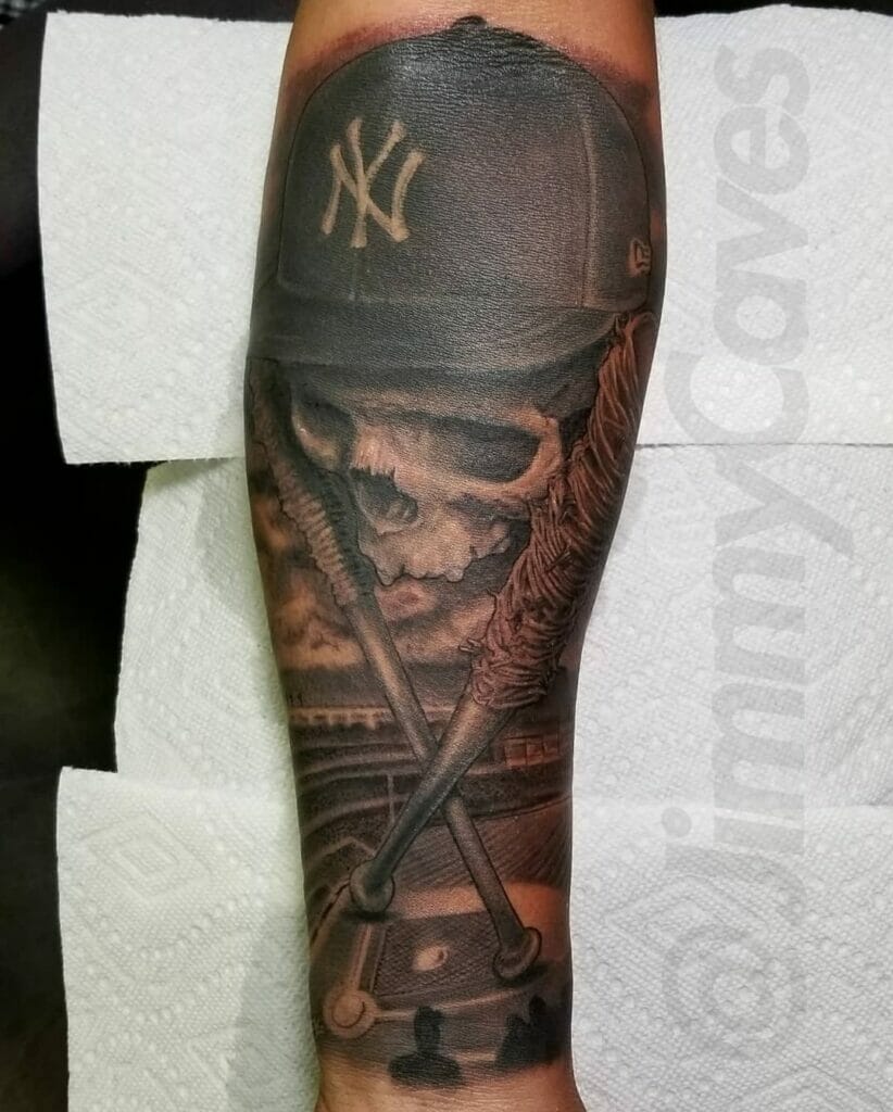 sleeve new york yankees tattoo