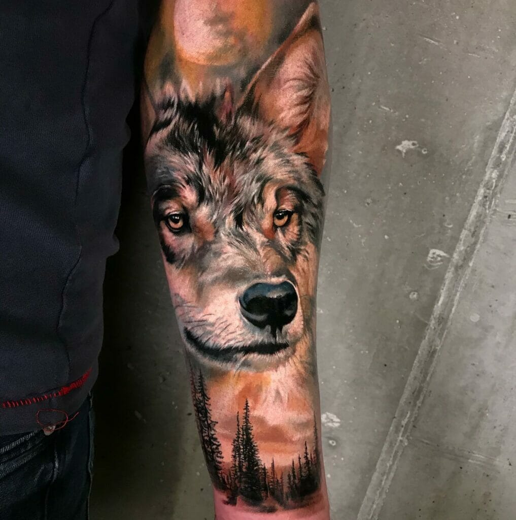 Realistic Wolf Tattoo ideas