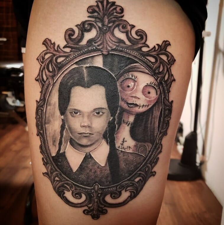 Scary Doll Tattoo