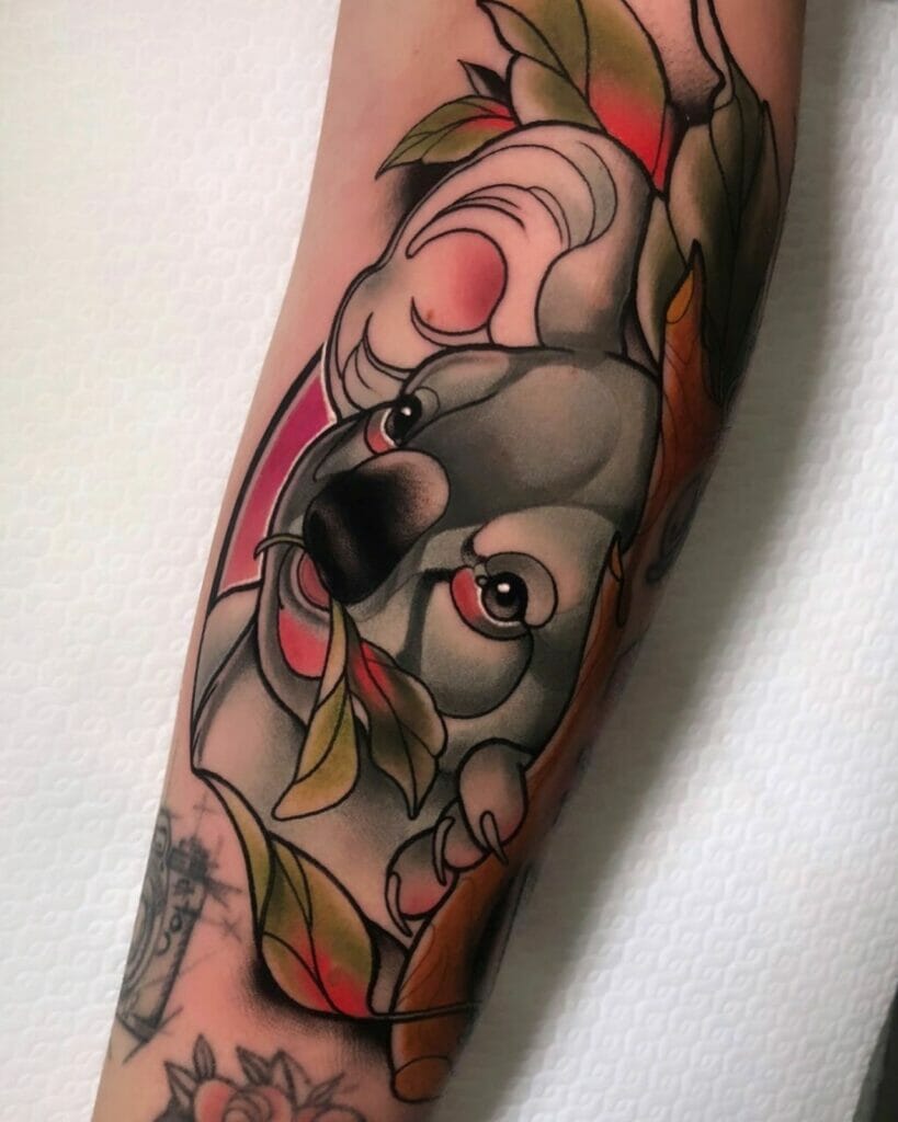 Simple Koala Tattoo