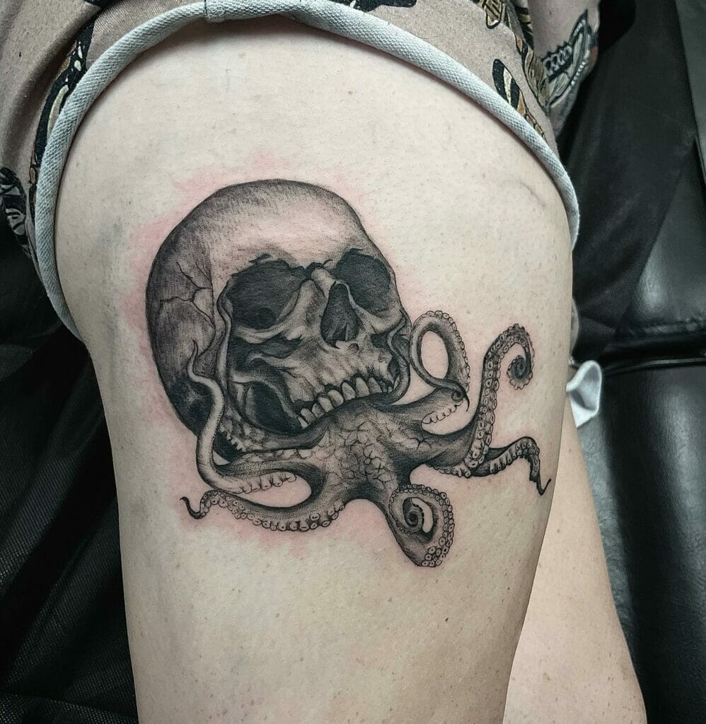 Skull Octopus Tattoos