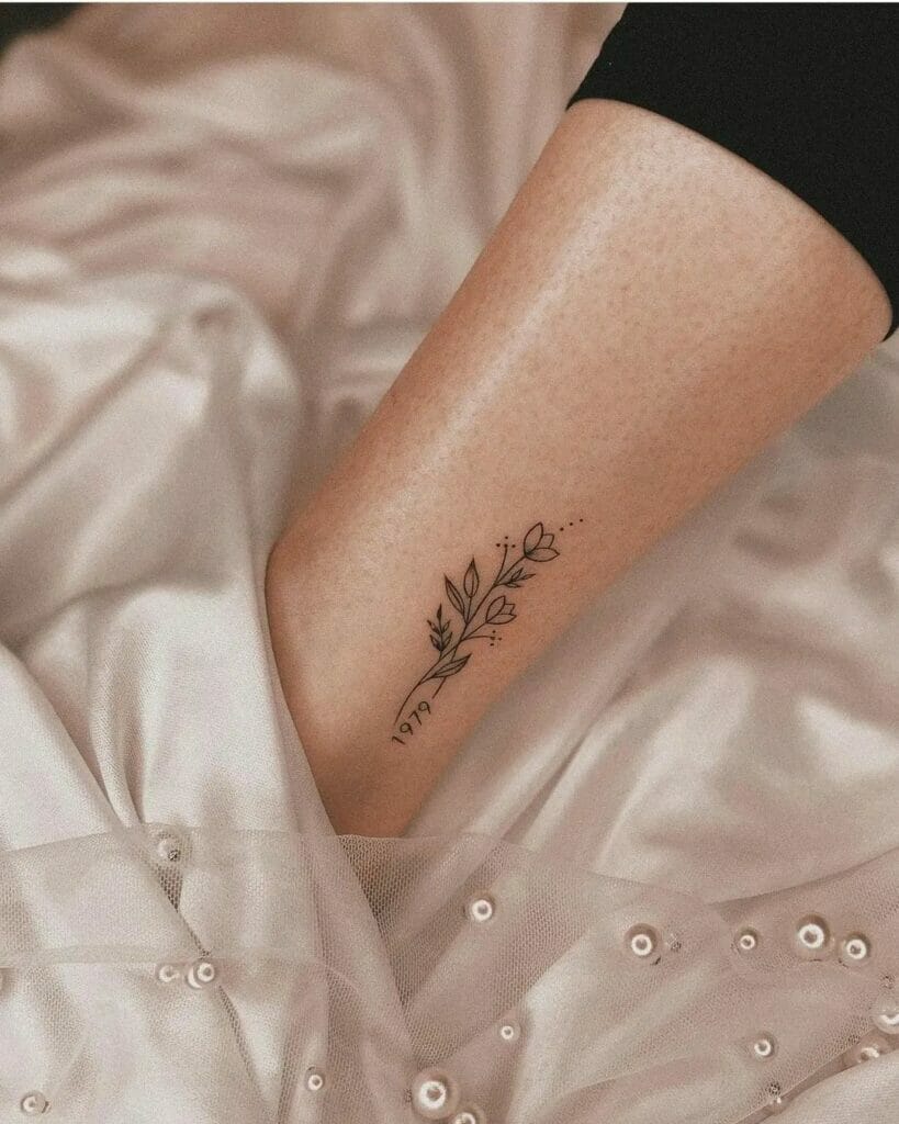 Small Wildflower Tattoo