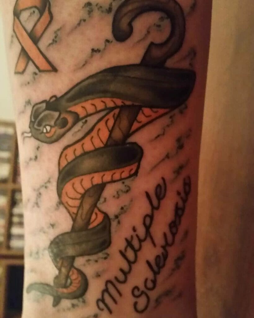Symbolic Serpent Tattoo