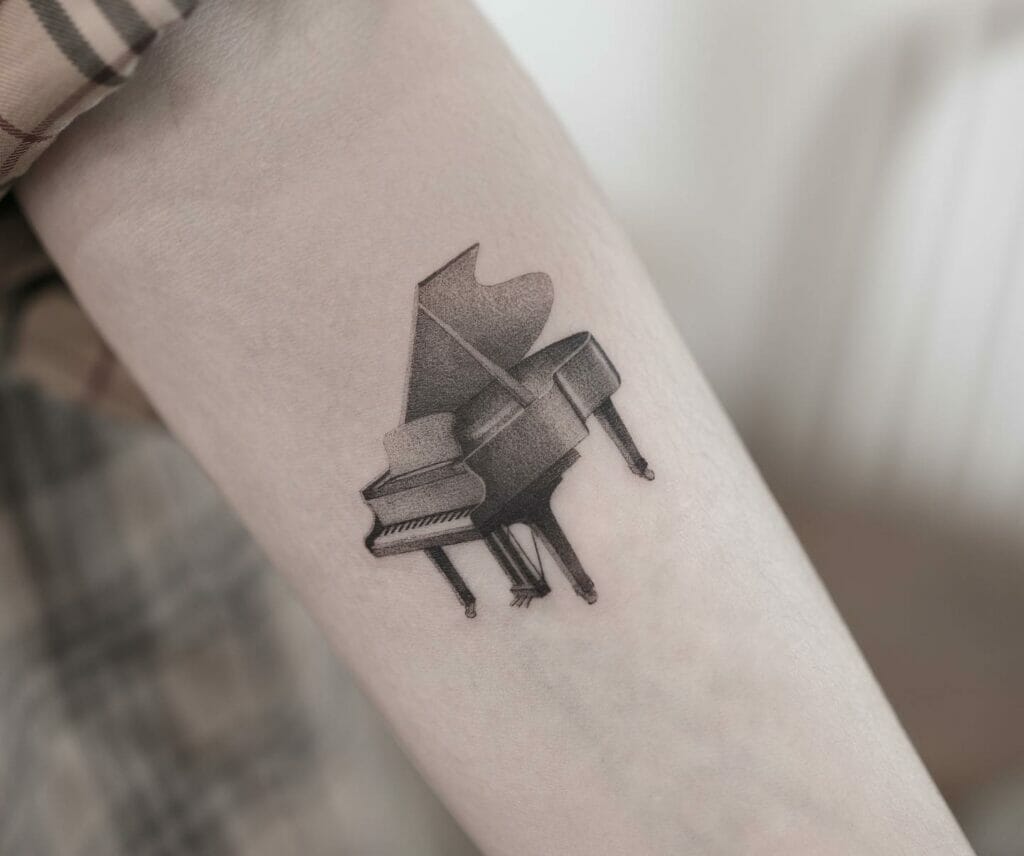 The Black And Grey Grand Piano Design