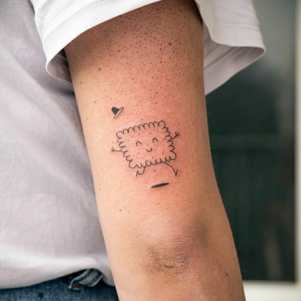 The Happy Biscuit Simple Tattoo
