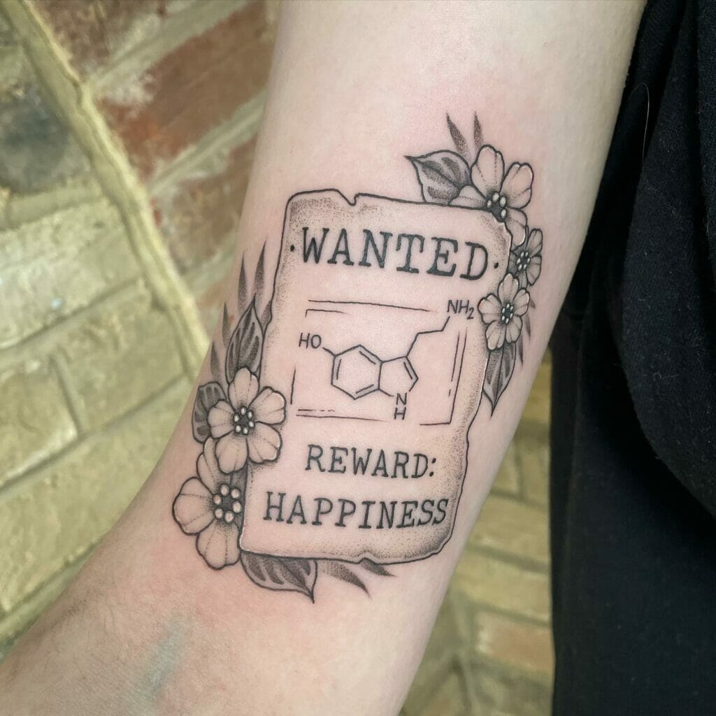 The Most Wanted Happiness Poster Creative Tattoo