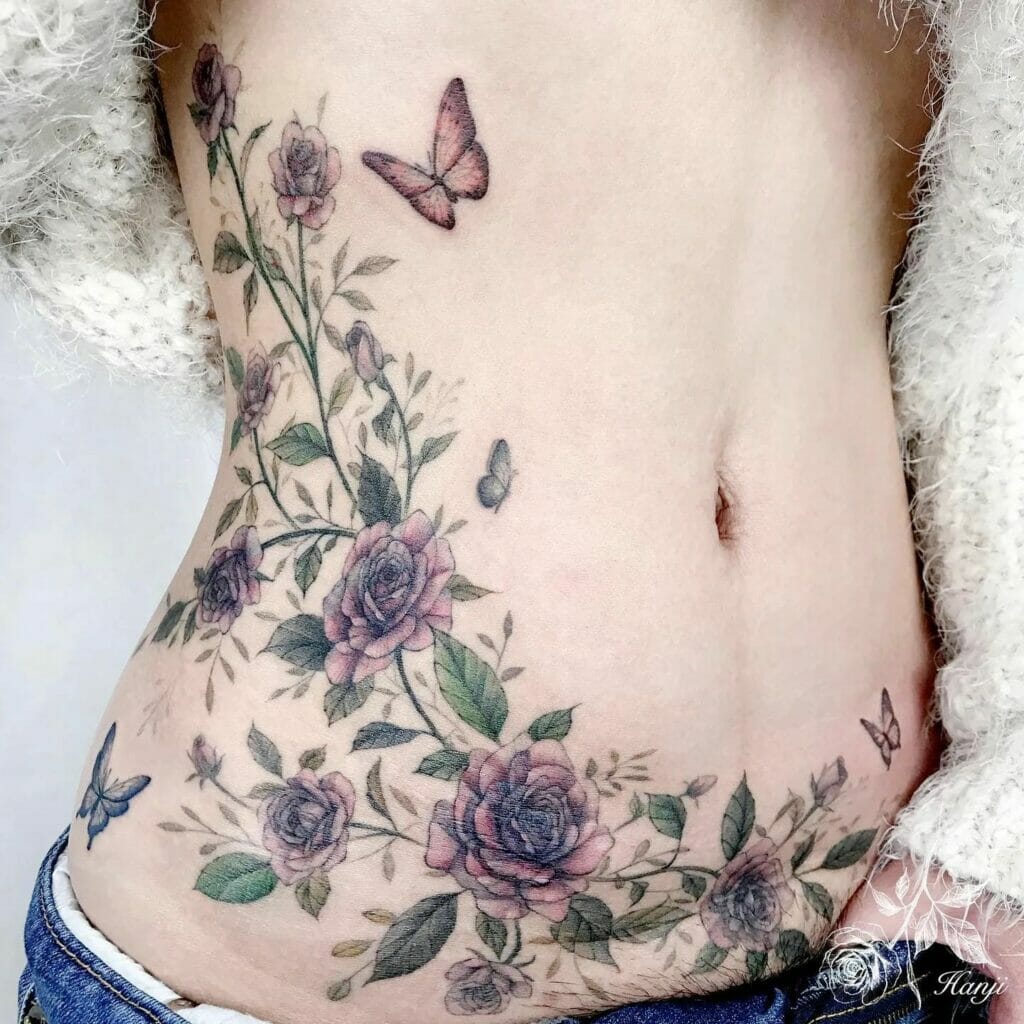 The Wild Musk Roses And The Scar Tattoo For The Gorgeous