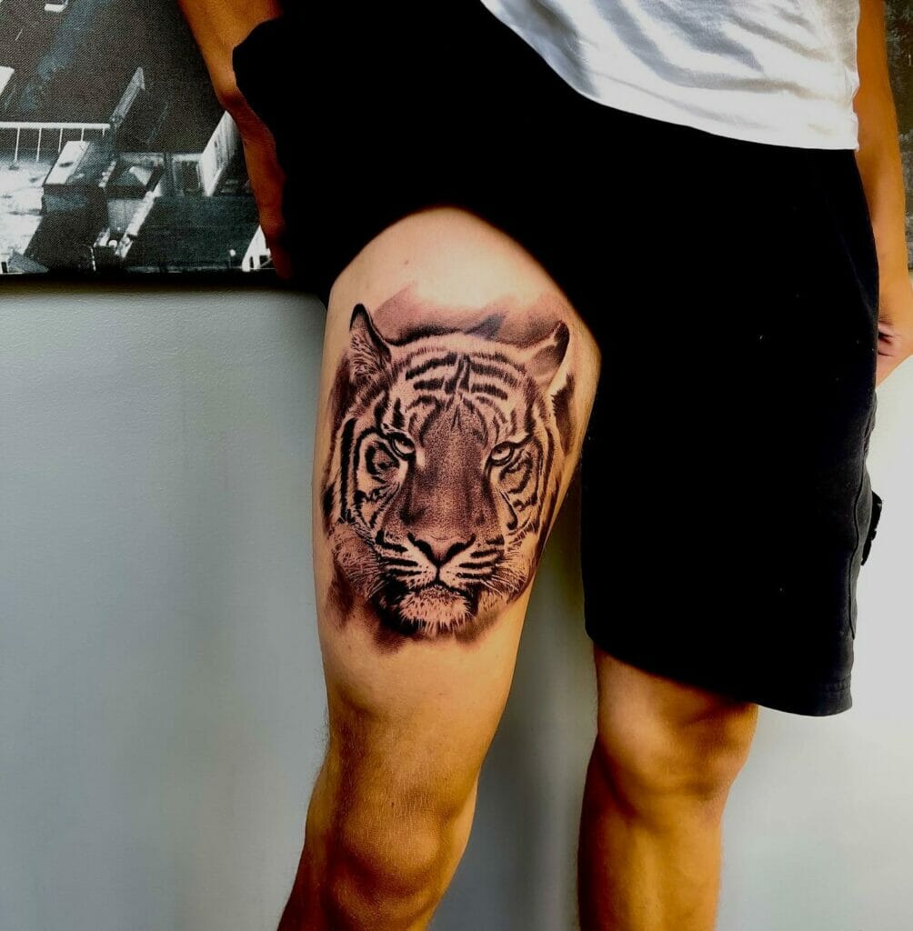 101 Best Tiger Leg Tattoo Ideas That Will Blow Your Mind! - Outsons