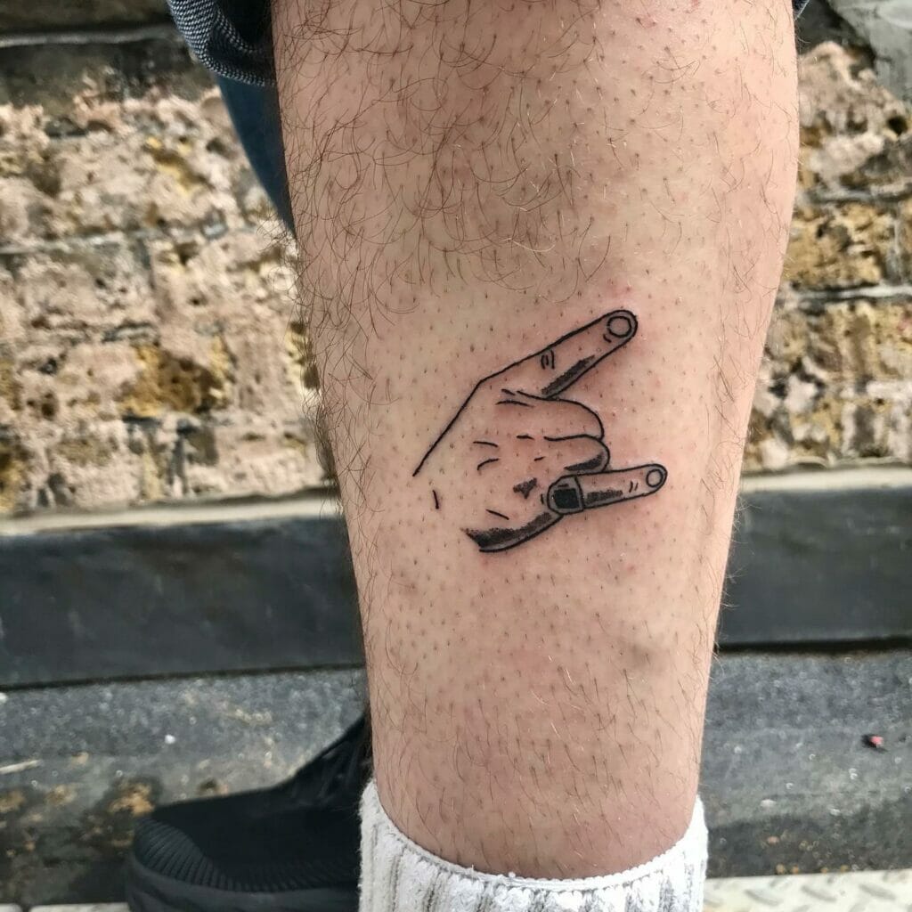 Tony Sirico Sopranos Hand Symbol Tattoo