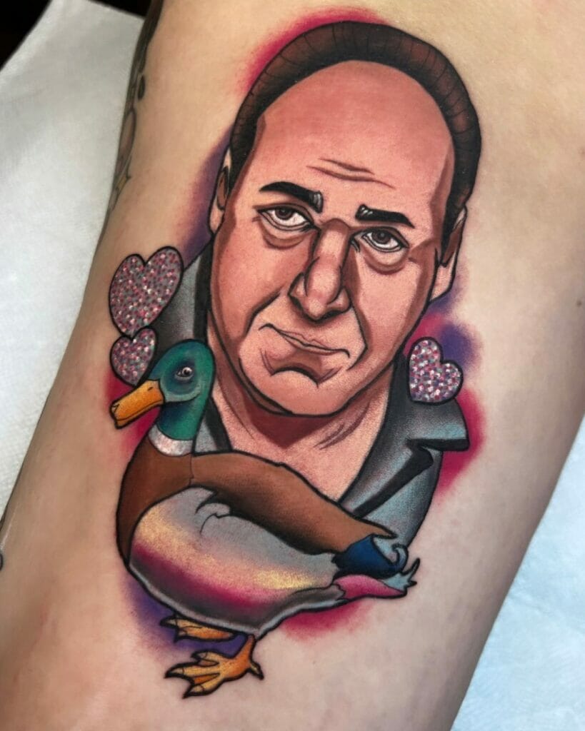 Tony Sopranos Tattoo X Duck