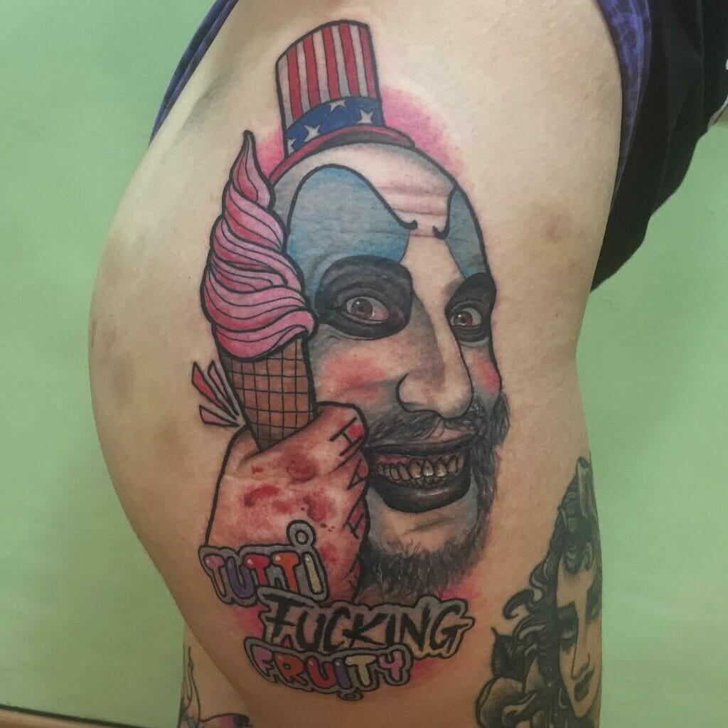 Tutti Fruity Zombie Tattoo