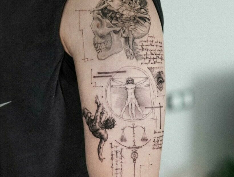 101 Best Vitruvian Man Tattoo Ideas That Will Blow Your Mind! - Outsons