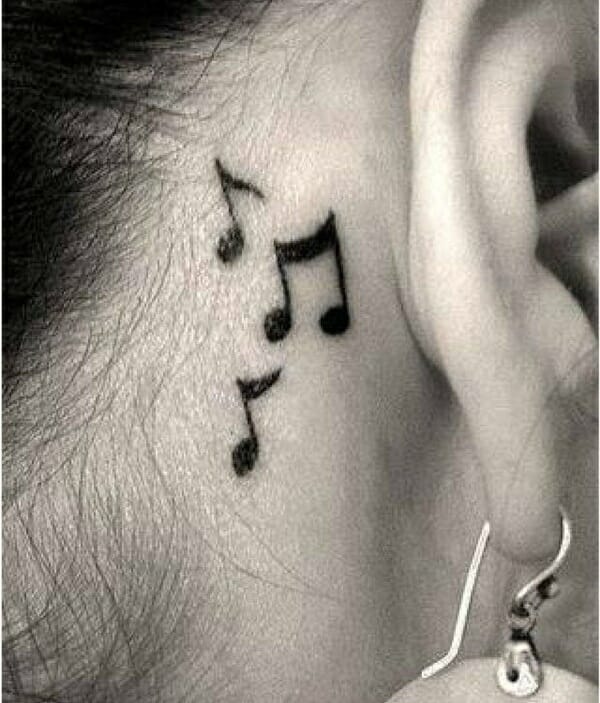 Women's Music Tattoo