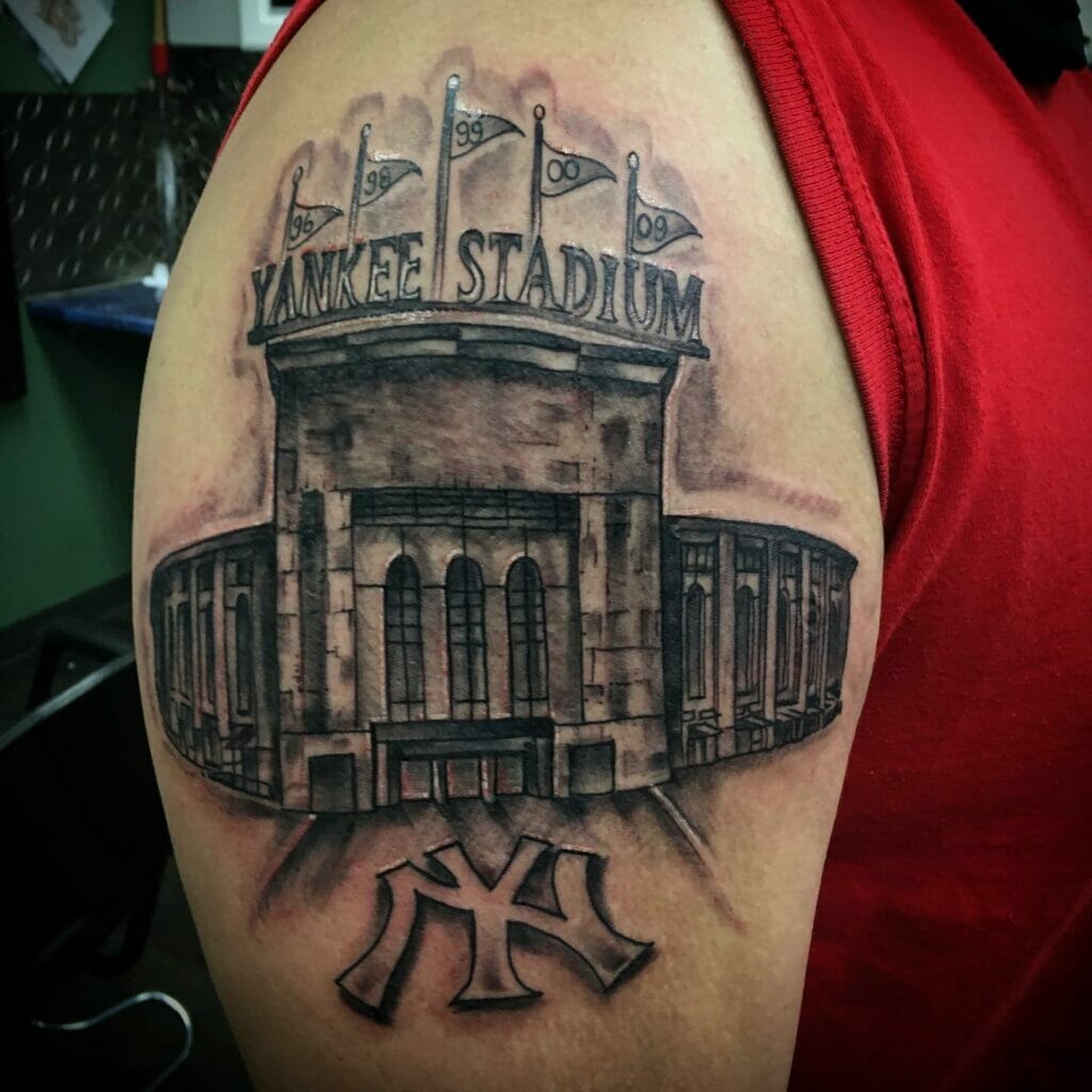 Yankees Stadium Tattoo