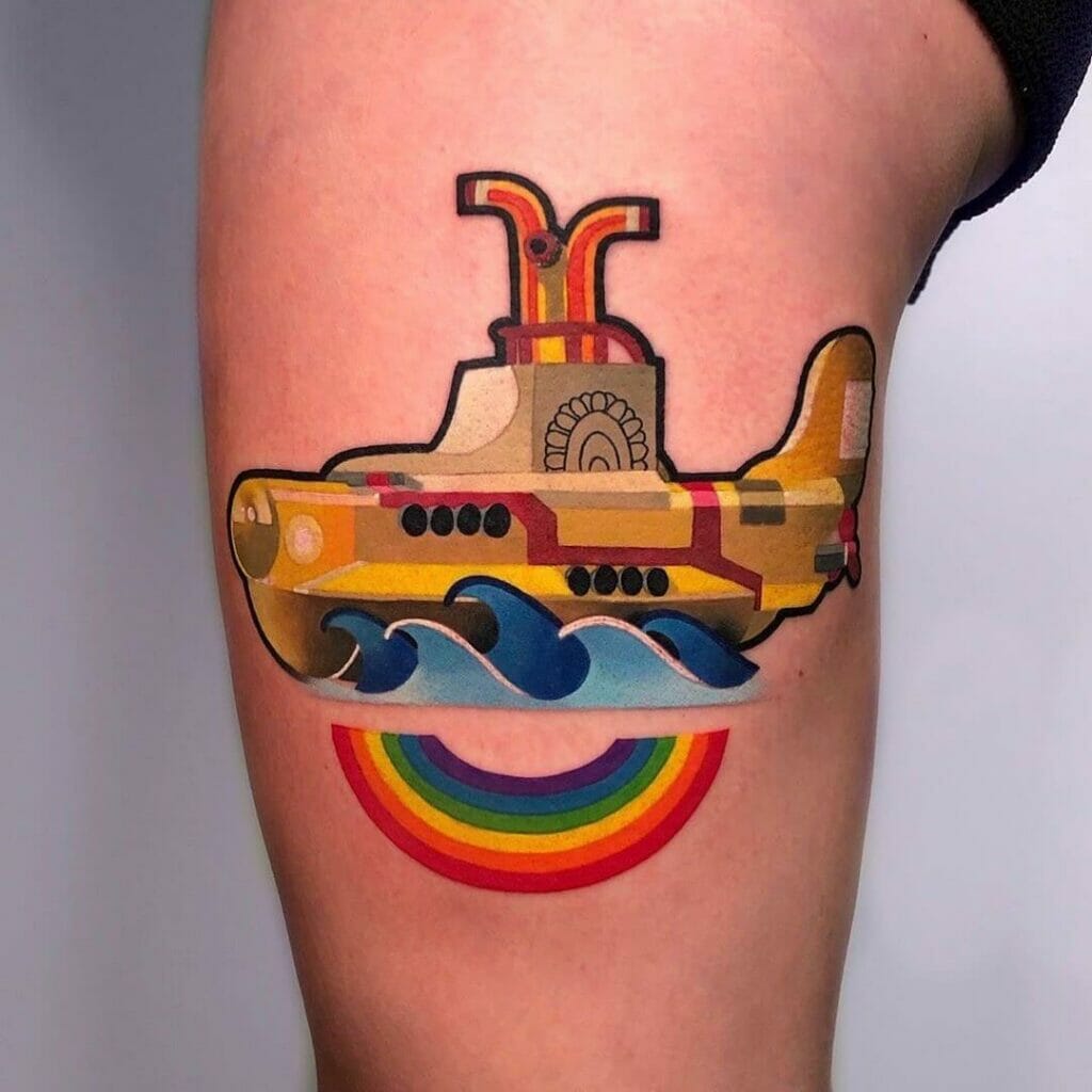 Yellow Submarine Beatles Tattoo Ideas