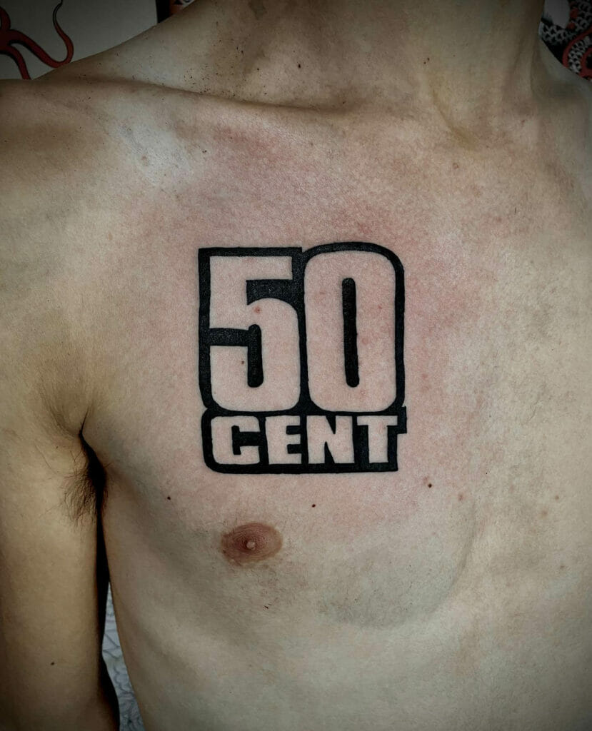 Simple 50 Cent Lettering