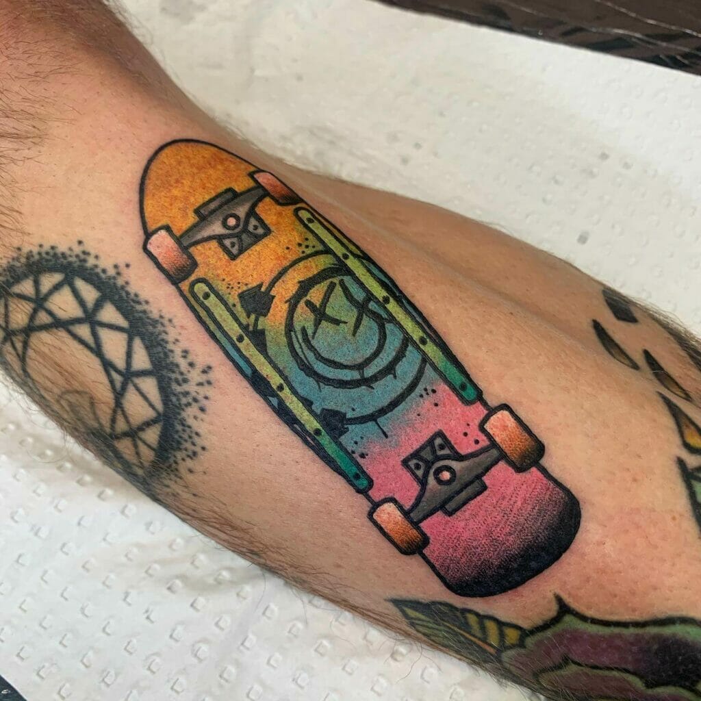The Skateboard With The Smiley