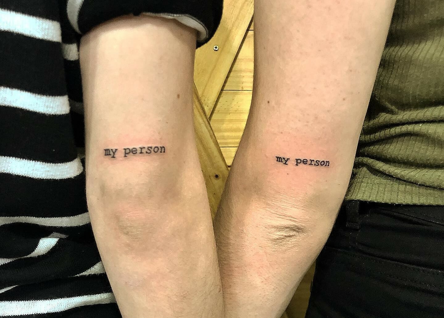 You are my person  Friend tattoos Bestie tattoo Sister tattoos