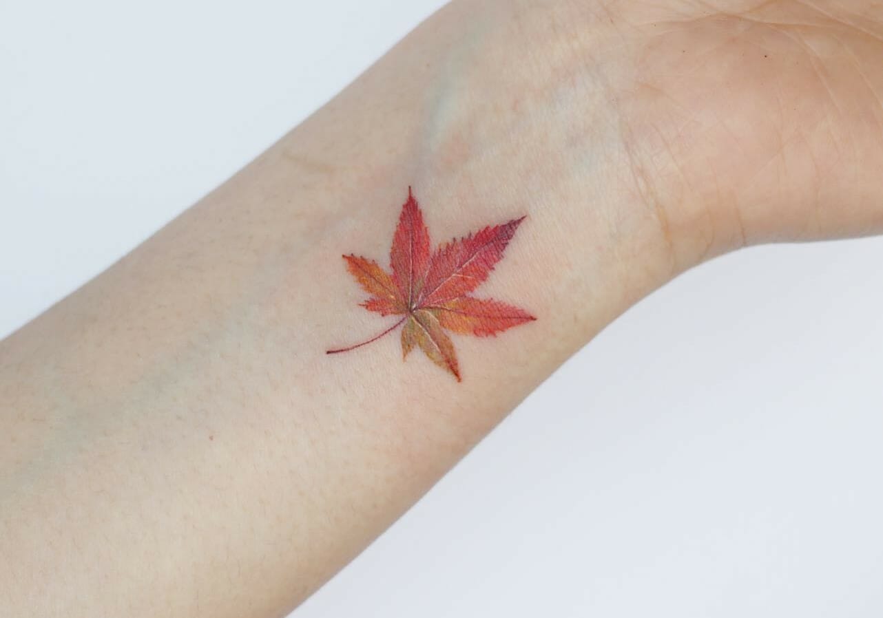 Update 95+ about maple leaf tattoo unmissable .vn