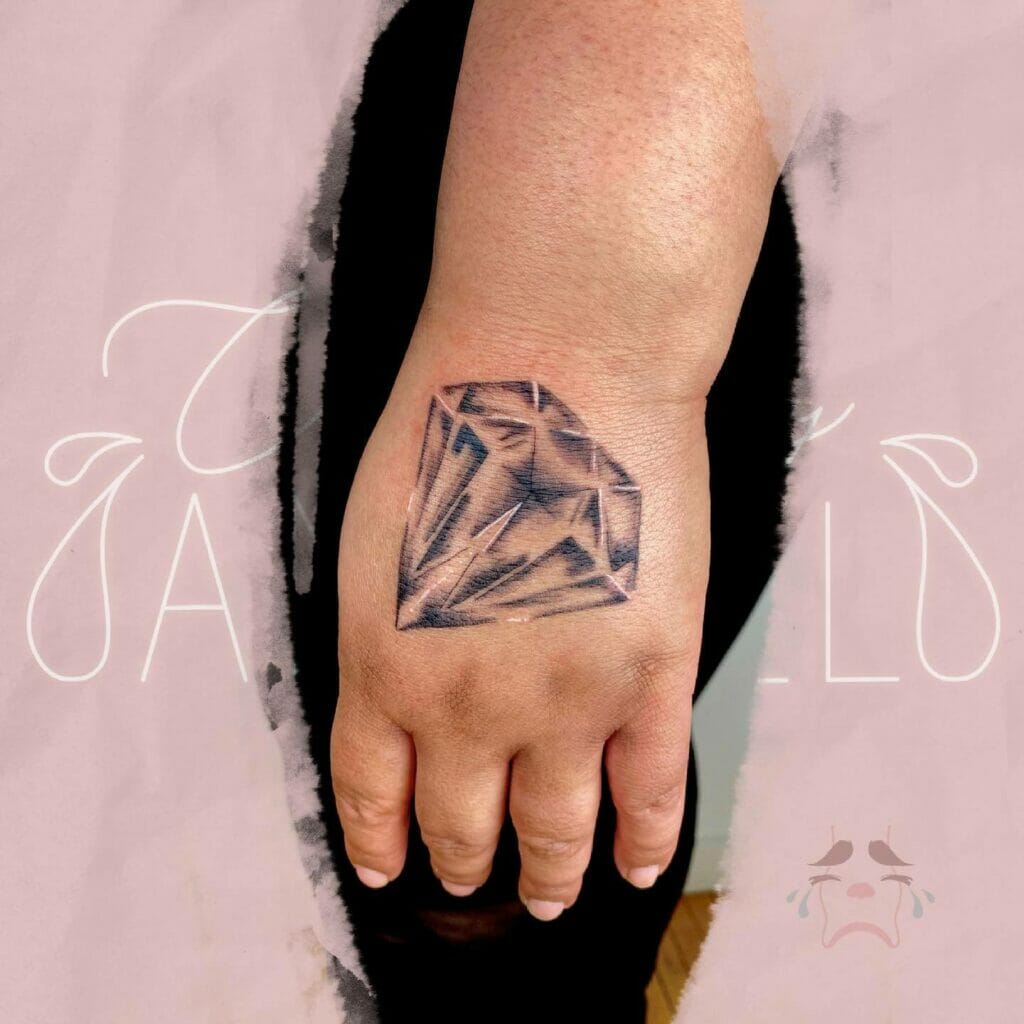 101 Best Diamond Hand Tattoo Designs That Will Blow Your Mind! - Outsons