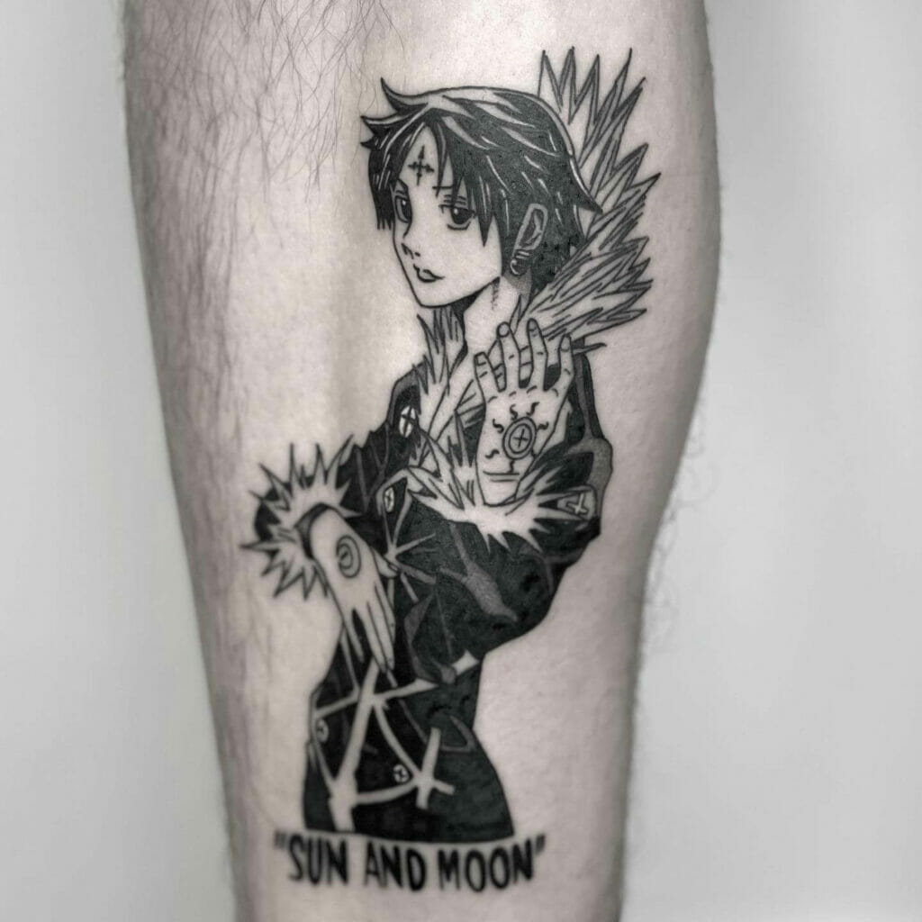 Chrollo's Sun And Moon Tattoo