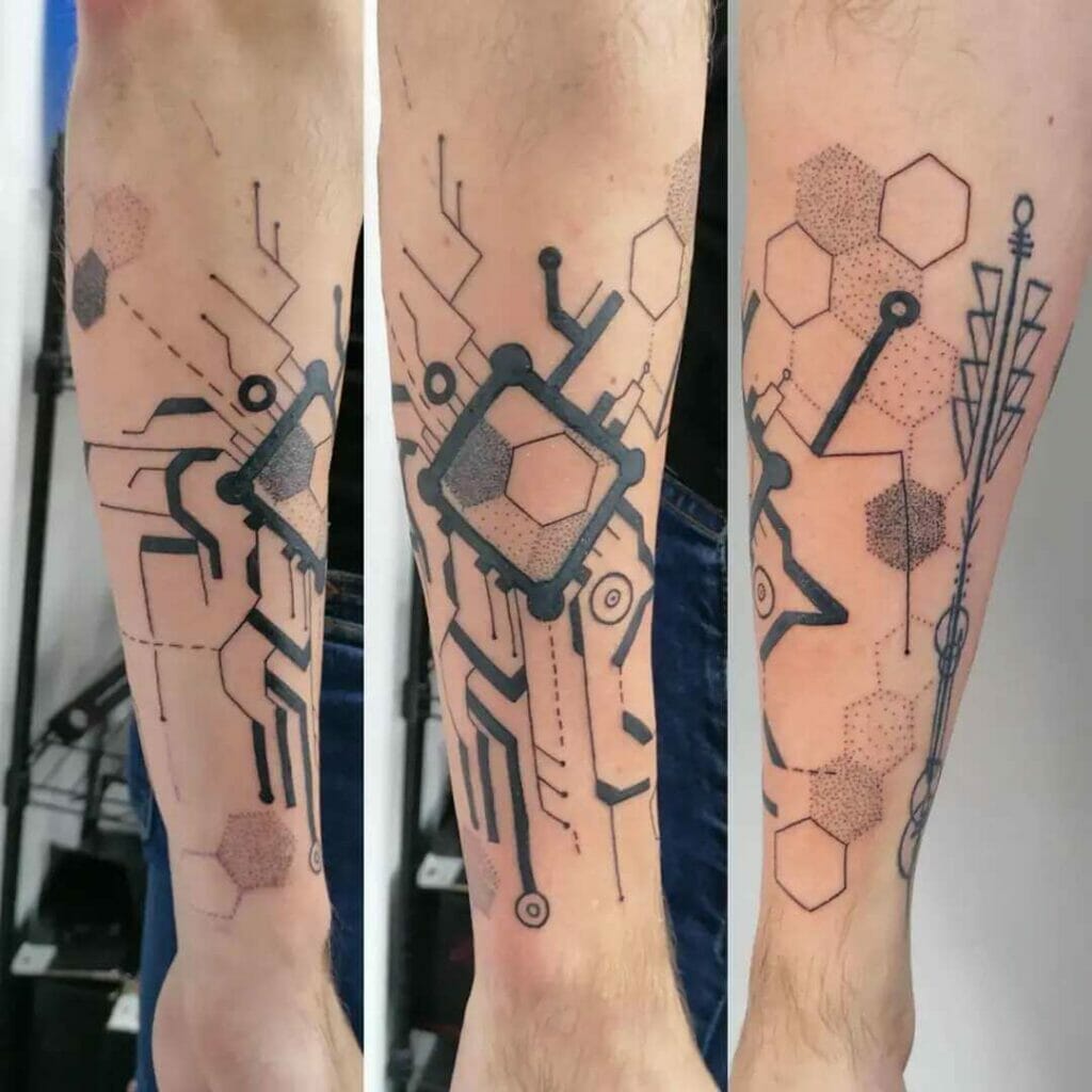 Geometric Electronic Tattoo