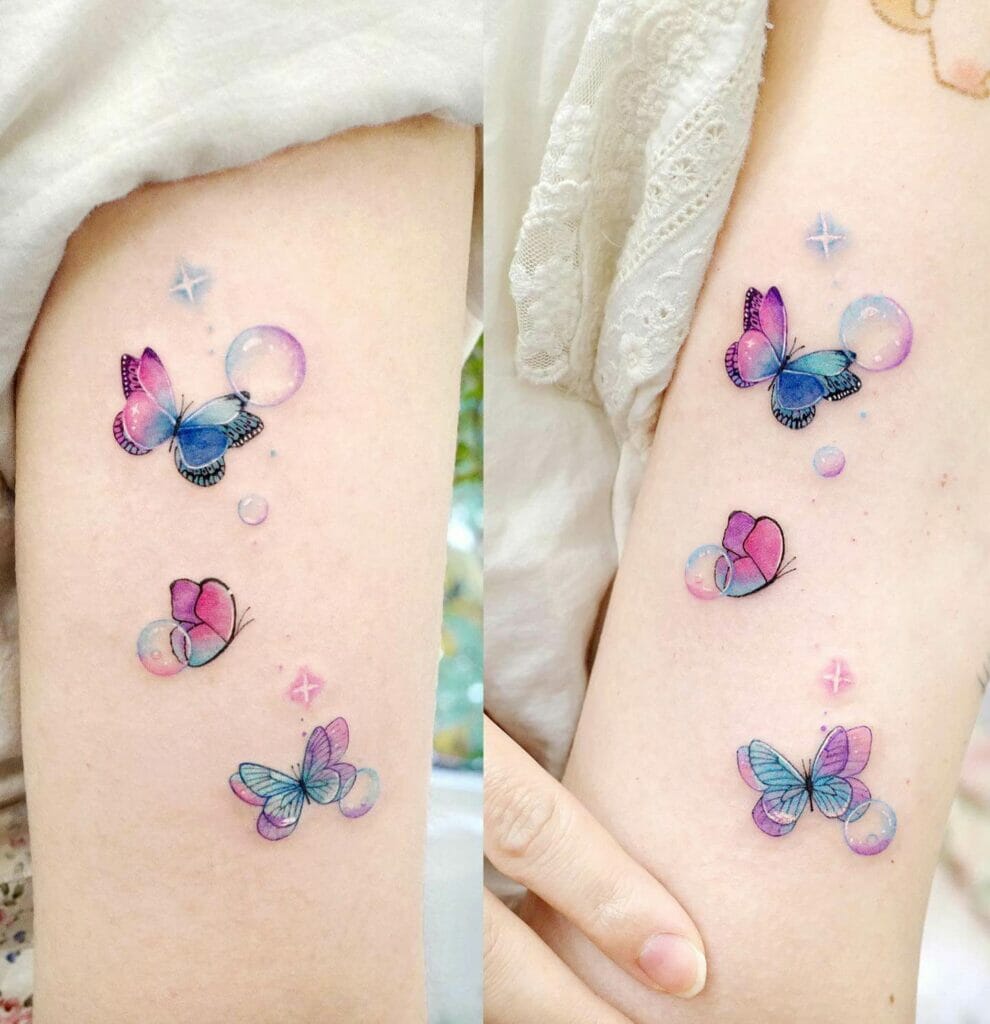 Family Butterfly Tattoos