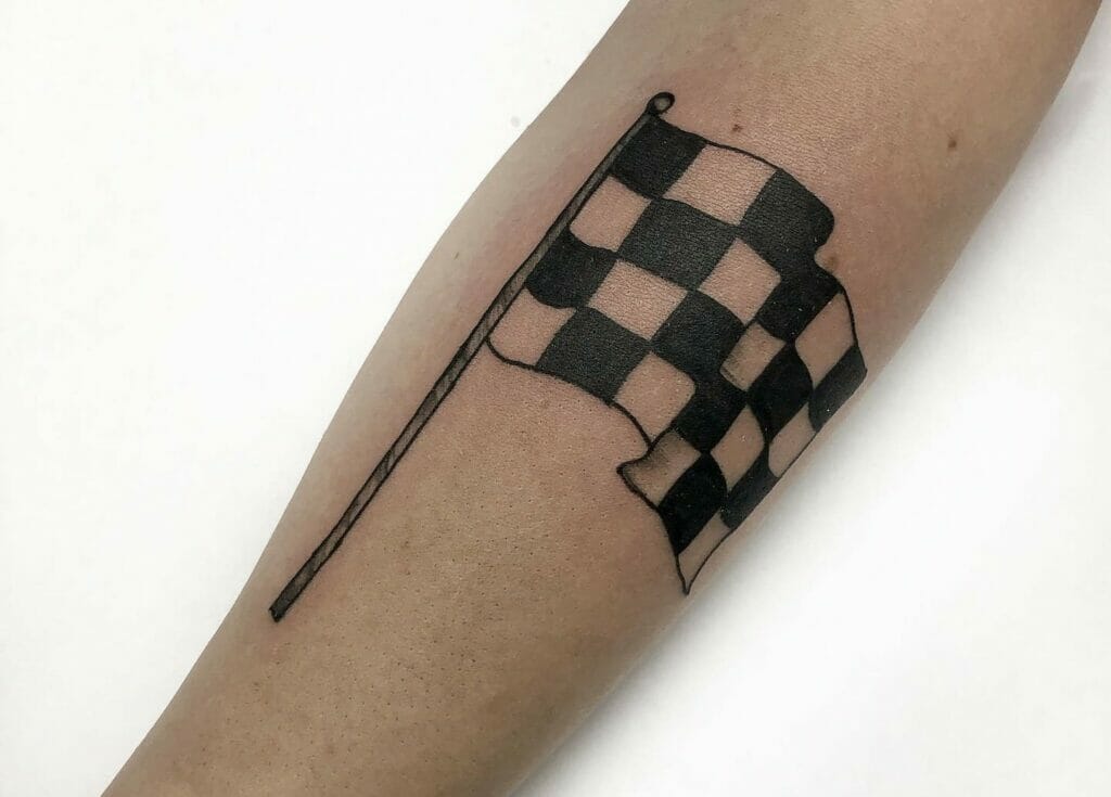 Race Flag Tattoo