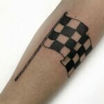 Race Flag Tattoo