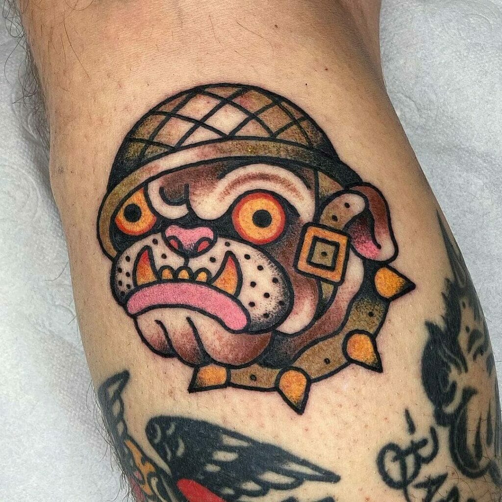 A "Metal Bulldog" Tattoo