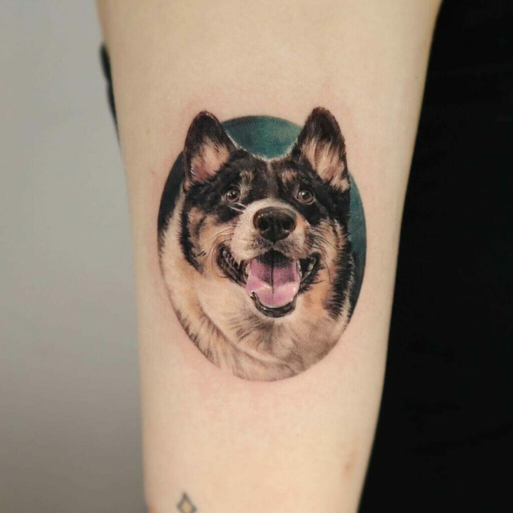 Pet Dog Wrist Tattoos