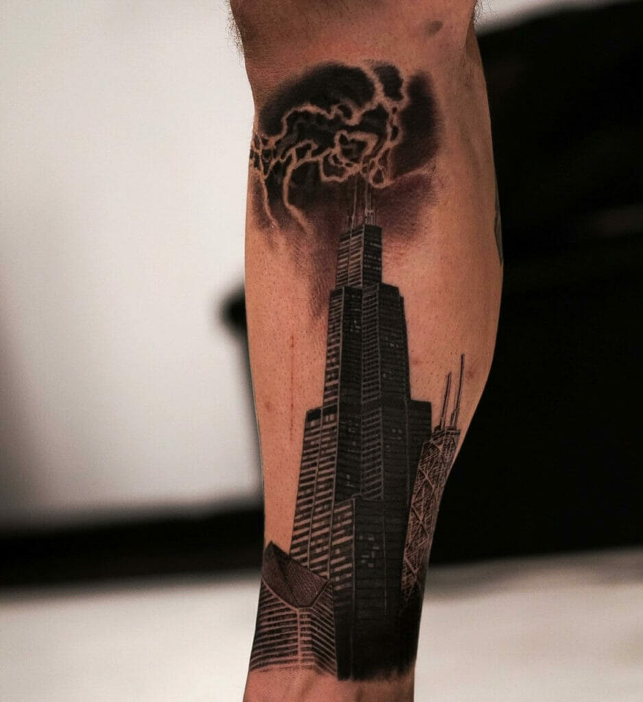 Chicago Skyline Tattoo