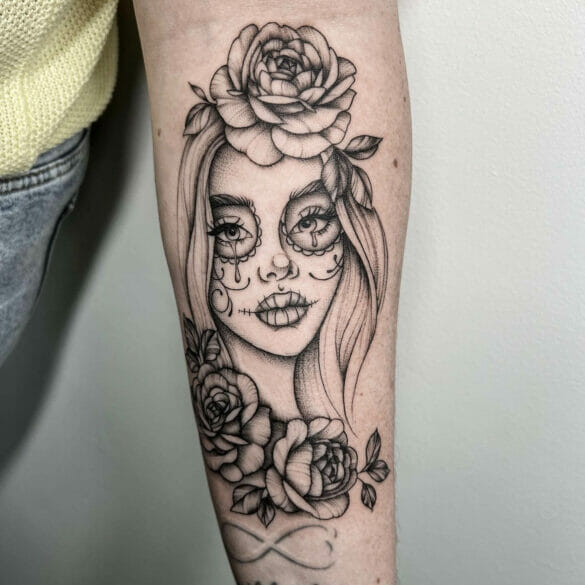 101 Best Sugar Skull Girl Tattoo Ideas That Will Blow Your Mind! - Outsons
