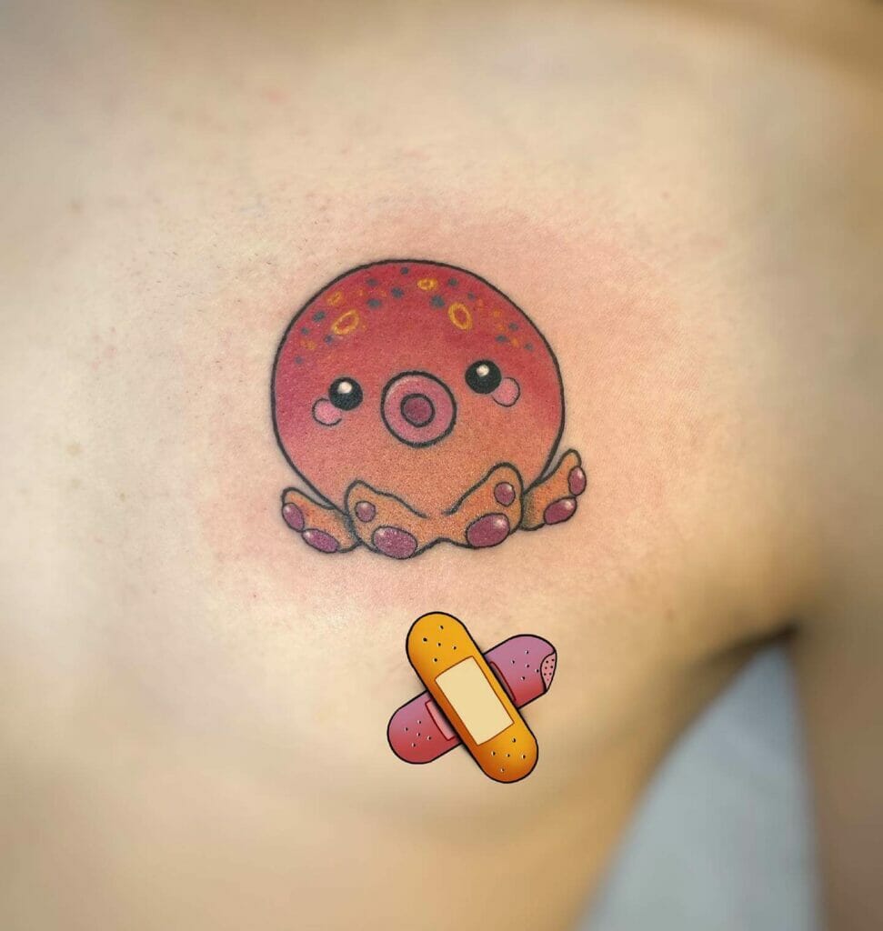 Cartoon Octopus Tattoo