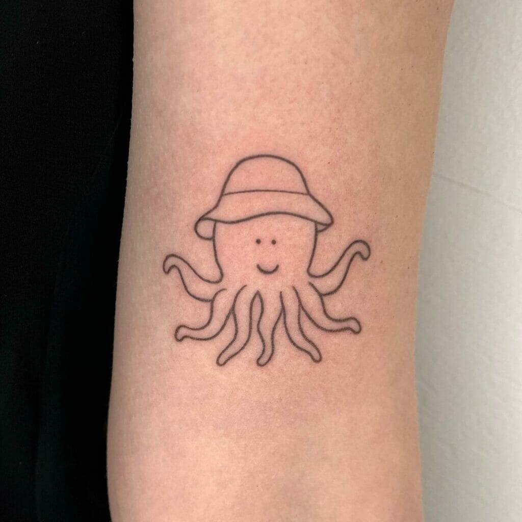 Mini Small Octopus Tattoo
