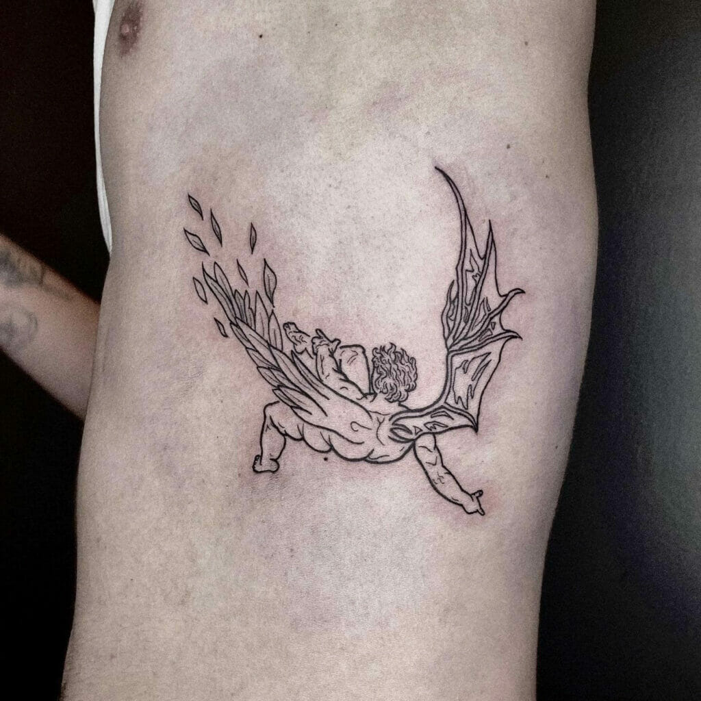 The Fallen Angel Tattoo