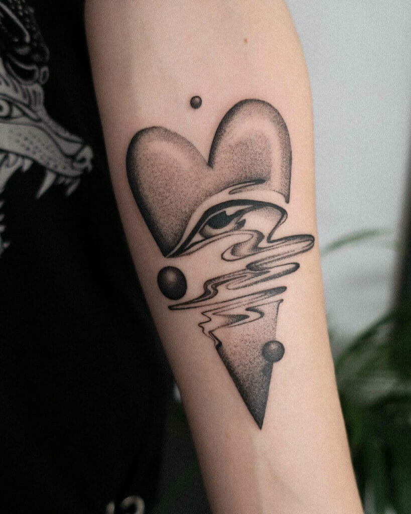Surreal Chrome Hearts Tattoo