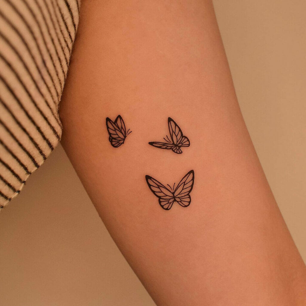 101 Best 3 Butterfly Tattoo Ideas That Will Blow Your Mind! - Outsons